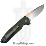 ProTech - LG3105-Green - Rockeye - Automatic Knife - CPM MagnaCut Stonewash Drop Point - Carbide Aluminum - Green - Image 2
