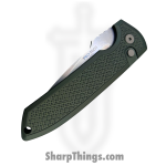 ProTech - LG3105-Green - Rockeye - Automatic Knife - CPM MagnaCut Stonewash Drop Point - Carbide Aluminum - Green - Image 3