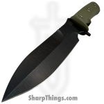 1881 Knife Works - MMS039 - Jungle Fighter - Fixed Blade Knife - 1095 Cro-Van Coated Spear Point - G10 - OD Green - Image 3