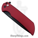 ProTech - MX103-LTD Red - Mordax - Folding Knife - CPM MagnaCut Coated Drop Point - Aluminum - Red - Image 4