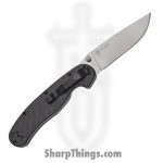 Ontario Knife Company - ON8884 - RAT 1.5 - Folding Knife - CPM MagnaCut Satin Drop Point - G10 Carbon Fiber Overlay - Black - Image 2