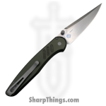 ProTech - PN1101-Green - Peace Neighbor Avalon - Folding Knife - CPM MagnaCut Stonewash Spear Point - Knurled Aluminum - Green - Image 2