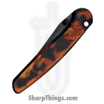 ProTech - PN1104-DF - Peace Neighbor Avalon - Folding Knife - CPM MagnaCut Coated Drop Point - Aluminum - "Del Fuego" - Image 3