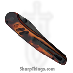 ProTech - PN1104-DF - Peace Neighbor Avalon - Folding Knife - CPM MagnaCut Coated Drop Point - Aluminum - "Del Fuego" - Image 4