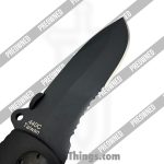 Boker Plus - PO01BO053 - Preowned RBB #0901 - Folding Knife - 440C SS Coated Clip Point - Polymer - Black - Image 11