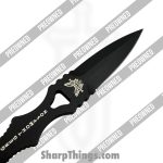 Benchmade - PO176BKSN - Preowned SOCP - Fixed Blade Knife - 440C SS Coated Dagger - Steel - Black - Image 4