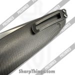 Tactile Knife Co. - PO20-MV-MC02-TT01 - Preowned Maverick - Folding Knife - CPM MagnaCut Stonewash Drop Point - Titanium - Grey|Blue - Image 5