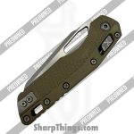 Microtech - PO210T-11APPMOD - Preowned MSI - Folding Knife - M390MK Acid Etched Wharncliffe - FRN - OD Green - Image 3