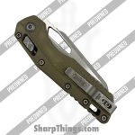 Microtech - PO210T-11APPMOD - Preowned MSI - Folding Knife - M390MK Acid Etched Wharncliffe - FRN - OD Green - Image 4