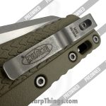 Microtech - PO210T-11APPMOD - Preowned MSI - Folding Knife - M390MK Acid Etched Wharncliffe - FRN - OD Green - Image 5