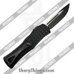 Microtech - PO703-1TFRS - Preowned Hera Frag - Folding Knife - M390 Coated Drop Point - Aluminum - Black - Image 2