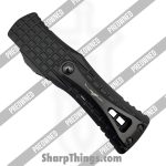 Microtech - PO703-1TFRS - Preowned Hera Frag - Folding Knife - M390 Coated Drop Point - Aluminum - Black - Image 4