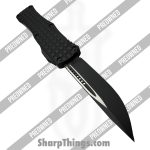 Microtech - PO703-1TFRS - Preowned Hera Frag - Folding Knife - M390 Coated Drop Point - Aluminum - Black - Image 9