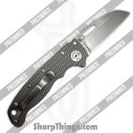 Demko Knives - POADKAD205SF3VTIT - Preowned AD20.5 Ti - Folding Knife - 3V Stonewash Sheepsfoot - Titanium - Grey - Image 2