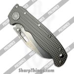 Demko Knives - POADKAD205SF3VTIT - Preowned AD20.5 Ti - Folding Knife - 3V Stonewash Sheepsfoot - Titanium - Grey - Image 3