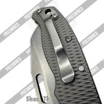 Demko Knives - POADKAD205SF3VTIT - Preowned AD20.5 Ti - Folding Knife - 3V Stonewash Sheepsfoot - Titanium - Grey - Image 5