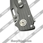 Demko Knives - POADKAD205SF3VTIT - Preowned AD20.5 Ti - Folding Knife - 3V Stonewash Sheepsfoot - Titanium - Grey - Image 6