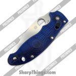 Spyderco - POC101PBL2 - Preowned Manix 2 Lighweight - Folding Knife - CTS-BD1N Stonewash Drop Point - Polymer - Blue - Image 3