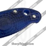 Spyderco - POC101PBL2 - Preowned Manix 2 Lighweight - Folding Knife - CTS-BD1N Stonewash Drop Point - Polymer - Blue - Image 6