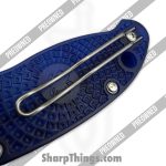 Spyderco - POC101PBL2 - Preowned Manix 2 Lighweight - Folding Knife - CTS-BD1N Stonewash Drop Point - Polymer - Blue - Image 7