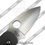 Spyderco - POC123TIP - Preowned Sage 2 - Folding Knife - S30V Satin Spear Point - Titanium - Grey - Image 10