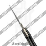 Spyderco - POC123TIP - Preowned Sage 2 - Folding Knife - S30V Satin Spear Point - Titanium - Grey - Image 12