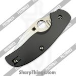 Spyderco - POC123TIP - Preowned Sage 2 - Folding Knife - S30V Satin Spear Point - Titanium - Grey - Image 3