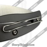 Spyderco - POC123TIP - Preowned Sage 2 - Folding Knife - S30V Satin Spear Point - Titanium - Grey - Image 5