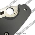 Spyderco - POC123TIP - Preowned Sage 2 - Folding Knife - S30V Satin Spear Point - Titanium - Grey - Image 7