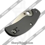 Spyderco - POC123TIP - Preowned Sage 2 - Folding Knife - S30V Satin Spear Point - Titanium - Grey - Image 8