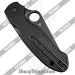 Spyderco - POC223PBBK - Preowned Para 3 Lightweight - Folding Knife - CTS-BD1N Coated Clip Point - Polymer - Black - Image 4