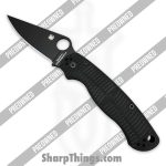 Spyderco - POC81GMCBKP2 - Preowned Paramilitary 2 Salt - Folding Knife - CPM MagnaCut DLC Clip Point - G10 - Black