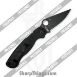 Spyderco - POC81GMCBKP2 - Preowned Paramilitary 2 Salt - Folding Knife - CPM MagnaCut DLC Clip Point - G10 - Black - Image 2