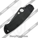 Spyderco - POC81GMCBKP2 - Preowned Paramilitary 2 Salt - Folding Knife - CPM MagnaCut DLC Clip Point - G10 - Black - Image 3