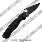 Spyderco - POC81GPBK2 - Preowned Paramilitary 2 - Folding Knife - S30V DLC Clip Point - G10 - Black - Image 2