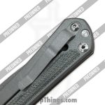 Chris Reeve Knives - POL31-1206 - Preowned Large Sebenza 31 Inlay - Folding Knife - Chad Nichols Damascus Drop Point - Titanium - Black - Image 11
