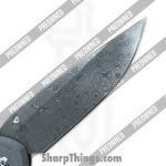 Chris Reeve Knives - POL31-1206 - Preowned Large Sebenza 31 Inlay - Folding Knife - Chad Nichols Damascus Drop Point - Titanium - Black - Image 4