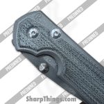 Chris Reeve Knives - POL31-1206 - Preowned Large Sebenza 31 Inlay - Folding Knife - Chad Nichols Damascus Drop Point - Titanium - Black - Image 9