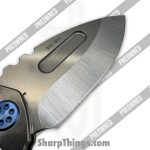 Medford Knife and Tool - POMK0294TD-01TM-T2C2-BN - Preowned Genesis T - Folding Knife - S45VN Stonewash Drop Point - Titanium - Blue - Image 10