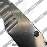 Medford Knife and Tool - POMK0294TD-01TM-T2C2-BN - Preowned Genesis T - Folding Knife - S45VN Stonewash Drop Point - Titanium - Blue - Image 7