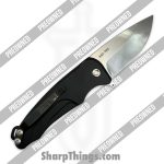 Medford Knife and Tool - POMK0394TQ-42AB-TSCP-Q4 - Preowned Smooth Criminal - Folding Knife - S45VN Stonewash Drop Point - Aluminum - Black - Image 2