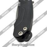 Medford Knife and Tool - POMK0394TQ-42AB-TSCP-Q4 - Preowned Smooth Criminal - Folding Knife - S45VN Stonewash Drop Point - Aluminum - Black - Image 7