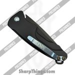 Medford Knife and Tool - POMKA394PQ-42AB-T2C2-Q4 - Preowned Smooth Criminal Auto - Automatic Knife - S45VN Coated Drop Point - Aluminum - Black|Blue - Image 4