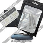 Null Knives - PORaiko320 - Raikou #320 w/ Zirconium Kit - Folding Knife - S90V Satin Sheepsfoot - Timascus - Blue - Image 15