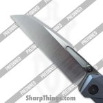 Null Knives - PORaiko320 - Raikou #320 w/ Zirconium Kit - Folding Knife - S90V Satin Sheepsfoot - Timascus - Blue - Image 5