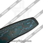 Sharp by Design - POSBD-349 - Preowned Evo Typhoon - Folding Knife - M390 Satin Drop Point - Titanium - Black|Blue|White - Image 5