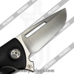 Sharp by Design - POSBD-349 - Preowned Evo Typhoon - Folding Knife - M390 Satin Drop Point - Titanium - Black|Blue|White - Image 8