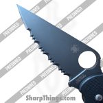 Spyderco - POSP81GSBK - Preowned Paramilitary - Folding Knife - S30V DLC Clip Point F/S - G10 - Black - Image 5