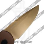 Protech - POTR-3.04 - Preowned TR-3 Sandhawk - Automatic Knife - CPM MagnaCut Bronzed Spear Point - Aluminum - Brown - Image 10