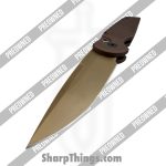 Protech - POTR-3.04 - Preowned TR-3 Sandhawk - Automatic Knife - CPM MagnaCut Bronzed Spear Point - Aluminum - Brown - Image 11